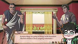 哇，角斗士猛男为自由战斗和火辣男同性爱！