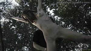 they went from anal bliss to harsh punishment with spanking and bondage last night. it was intense!