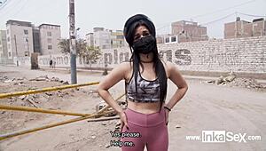 Así se coge a una ciclista afuera de Lima