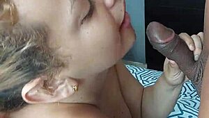 Little Bony, you love that stepbrother's big cock deepthroat?