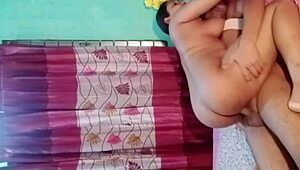 हॉट कपल मोनिका और सज्जाद बिग बूब्स के साथ जोरदार चुदाई!