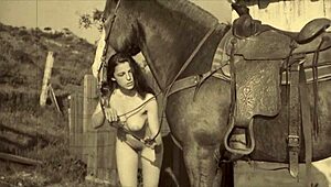 Wanna see vintage pussy bent over in wild outdoor doggystyle?