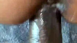 Cette stripteaseuse sexy peut-elle gérer ma bite dans son cul serré ?