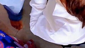 mexican student in uniform gets everything after school with tight pussy broken