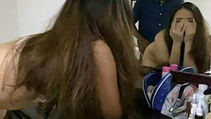 hey, why not fuck this cute thai amateur right in front of the mirror and cum in her mouth?