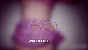 femdom strapon pegging drives him wild!