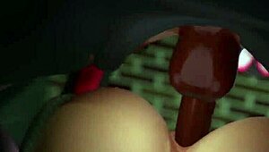 Spider Gwen被猛烈撞墙