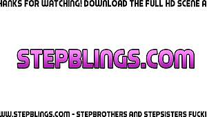 Эй, сводные сестры Дакота Бёрнс и Харлоу Уэст зовут папочку полизать и трахнуть их киски 😏