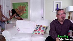 naughty stepsons banging exotic stepsister in wild group