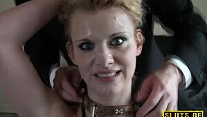 Ponizljeni UK sub špankan trdo in rit preoran