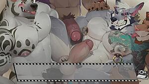 Bohr和Worrell在狂野BangxBang群交中嗨翻天😈