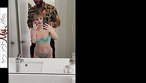 Aria Banks trompe avec une grosse BBC sur TouchMyWife