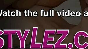 tribbing milf leszbikus nagy cicikkel érzéki játékban