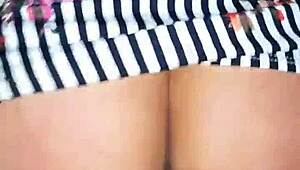 latina secretary pretends not to feel my cock at the party but wants it