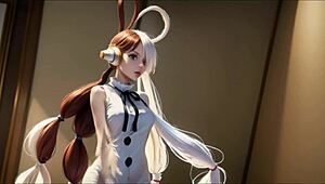 AIが作ったウタのワンピースエロアニメ