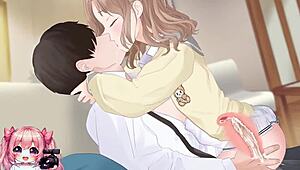 대학생 여자가 지저분한 피니쉬를 위해 격렬하게 타는 모습 봤어?