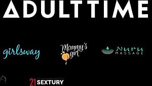 Girlsway MILFer Natasha Nice og Sheena Ryder sluker 18+ babes fitte