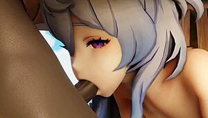 我超迷 Sodeno19 Hentai 口交场景第二部