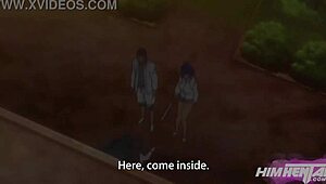 Sensei, tô ardendo com sua pica grossa esticando minha buceta apertada - Hentai sem censura