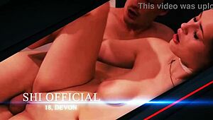 man, this teen got pounded hard while her twin had no clue