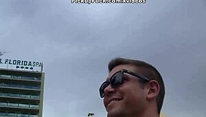 西班牙女孩容易勾搭户外操