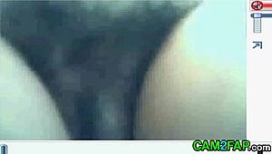 Турската двойка се развихря на уебкам в горещо аматьорско секс шоу