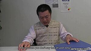 Sayaka Aishiro profesöre sansürsüz oral yapıyor