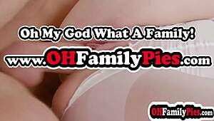 Teen stepsister Jessie Saint gets a birthday dick gift from stepbro Jay Romero.