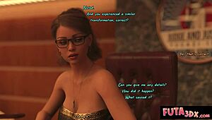 Futa3dx courthouse drama explodes into a steamy juicy threesome with monster cocks