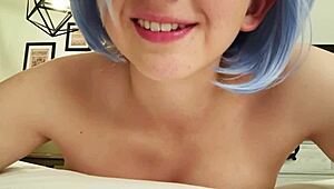 i love getting fucked doggy style by my neighbor, moaning with my tight wet pussy