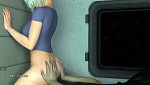 プロジェクトパッション サイバーパンク金髪が友達顔面騎乗アナル弄り寝室ゲーミング