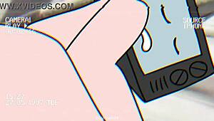 我记得那个狂野电视女人和摄影师在厕所的性爱动画从动漫Hentai