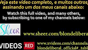 A Brazilian couple's passionate encounter in a hotel room