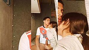 Oh, esse jogador do River Plate curvado fodendo a latina teen 18+ com bunda grande e pau monstro!