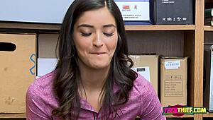 hey, wanna watch me shove my huge cock into emily's tight office pussy?