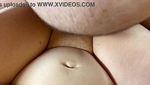 Yo, my fat stepson just unloaded inside my shaved pussy