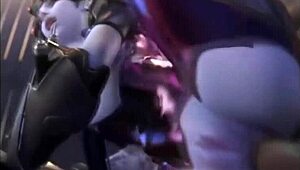 Летняя порно-компиляция Overwatch с звуком 2024