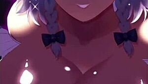 淫荡女仆Sakuya在POV里狂野骑我