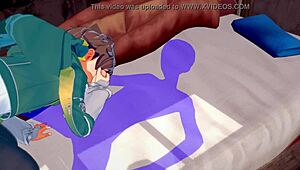 このすばやいヤオイ、カズマが口内射精のフェラチオを受ける