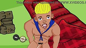 这部同志动画里，帅气角色探索狂野射满的梦境