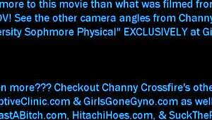 Стань доктором Тампа для унизительного второго гинекологического осмотра Чанни Кроссфайр в университете Тампа. Медсестра Стач Шепард помогает во Флориде! 😱
