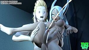 COMPILAÇÃO MIRKO FUTA EM AÇÃO ANIME 3D