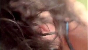 La Paisa rijdt lul hard, stuitert grote mooie tieten op mijn gezicht