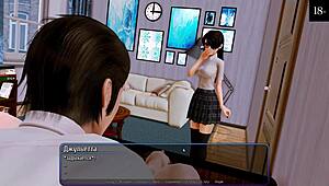 전체 플레이 하렘 호텔 파트 8 야외 애널