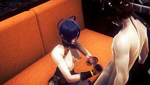 Wow, Xianglins håndjob og anal i uncensureret Genshin Impact hentai