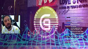 Relaxando com Carimba Pegando Vibe Solo no Chat Webcam