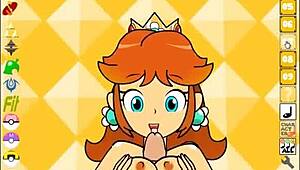 Oye, ¿quieres ver a la Princesa Daisy de Mario hacer un destello en el juego PPPPU?