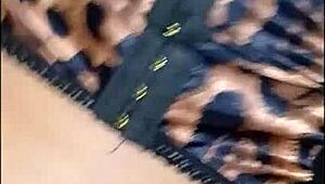 Milf Loira de Lingerie Recebe Primeiro Pau Preto Grande na Bunda