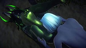 Эй, видел как кинки дракон трахает тануки в парке