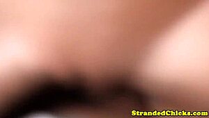 히치하이킹 18+ 청년 운전자 정말 잘 박음